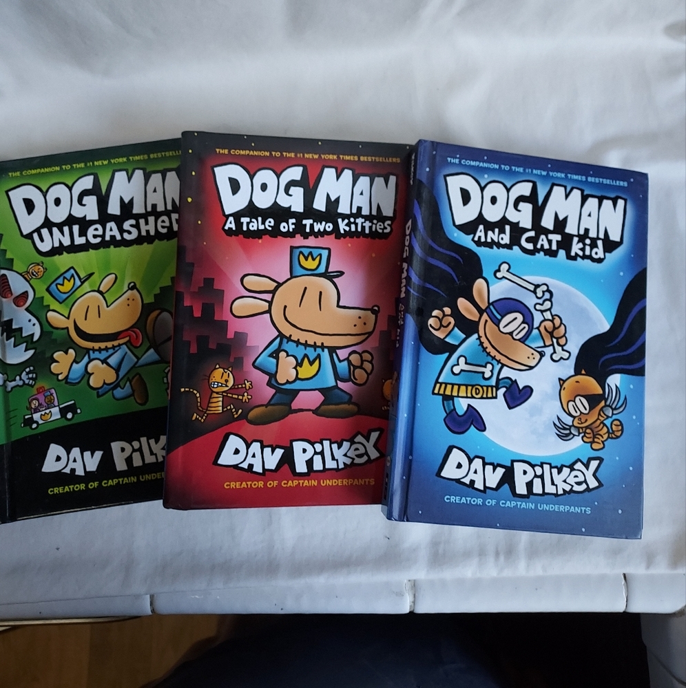 Dog Man Books by Dav Pilkey